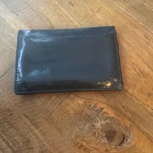 Prada Black Leather Card Holder